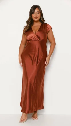 LILYWHYT Mon Cheri|Dresses^Selma Maxi Dress - Rust
