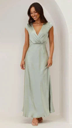 LILYWHYT Mon Cheri|Dresses^Selma Maxi Dress - Sage