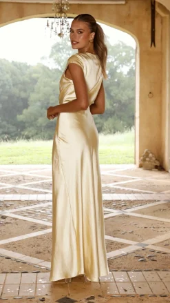 LILYWHYT Mon Cheri|Dresses^Selma Maxi Dress - Yellow
