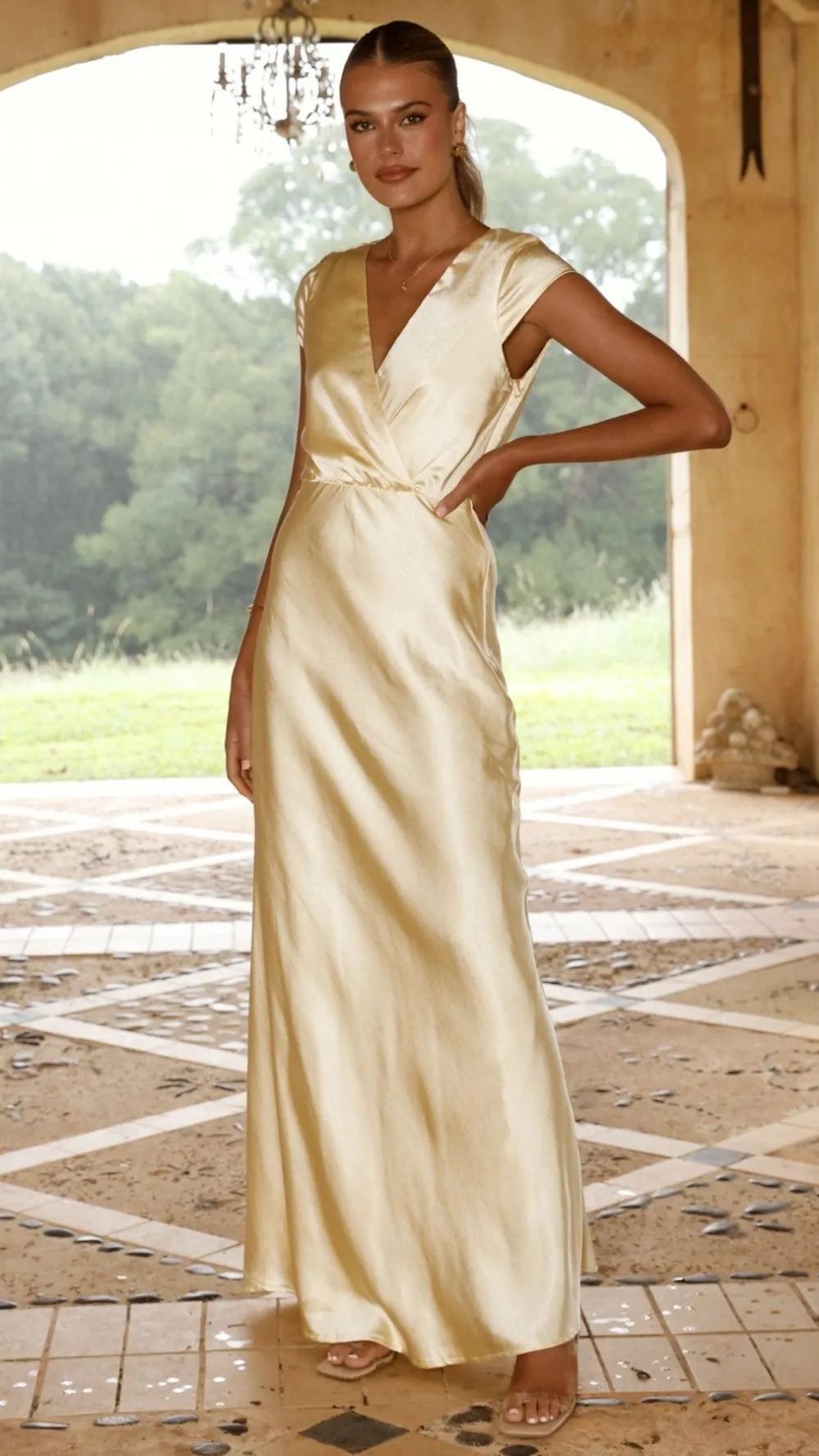 LILYWHYT Mon Cheri|Dresses^Selma Maxi Dress - Yellow