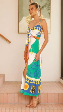 Main St Dresses|Casual^Shahar Maxi Dress - Green Print
