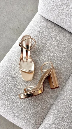 Billini Billini|Heels^Shiloh Heel - Gold Metallic