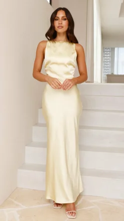 SASHA (BNE) Mon Cheri|Dresses^Sia Maxi Dress - Yellow