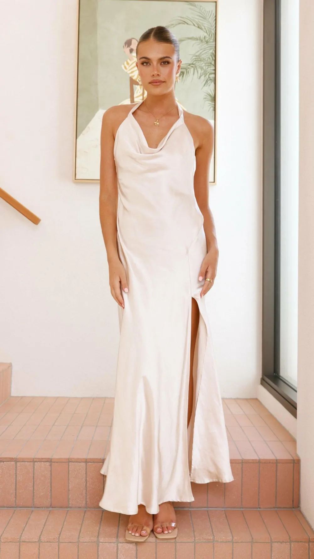 LILYWHYT Mon Cheri|Dresses^Sian Maxi Dress - Champagne