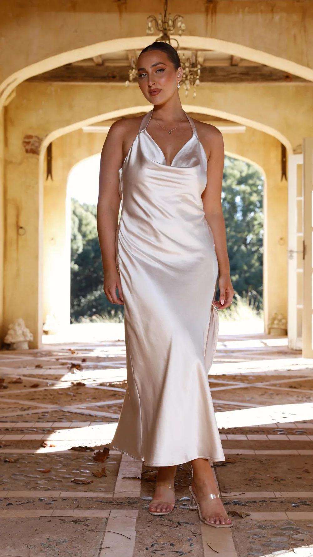LILYWHYT Mon Cheri|Dresses^Sian Maxi Dress - Champagne