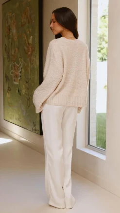 YH AND CO Knitwear|Knitwear^Silas Knit Top - Beige