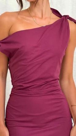 Main St Dresses|Maxi^Simone Maxi Dress - Wine