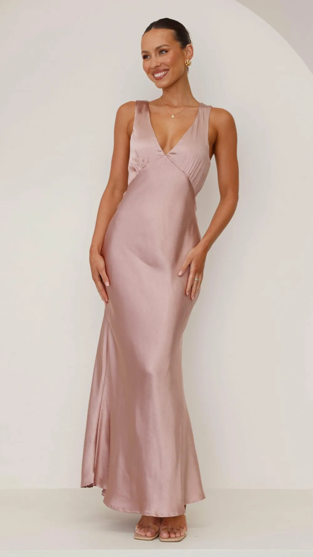LILYWHYT Mon Cheri|Dresses^Sofia Maxi Dress - Dusty Pink