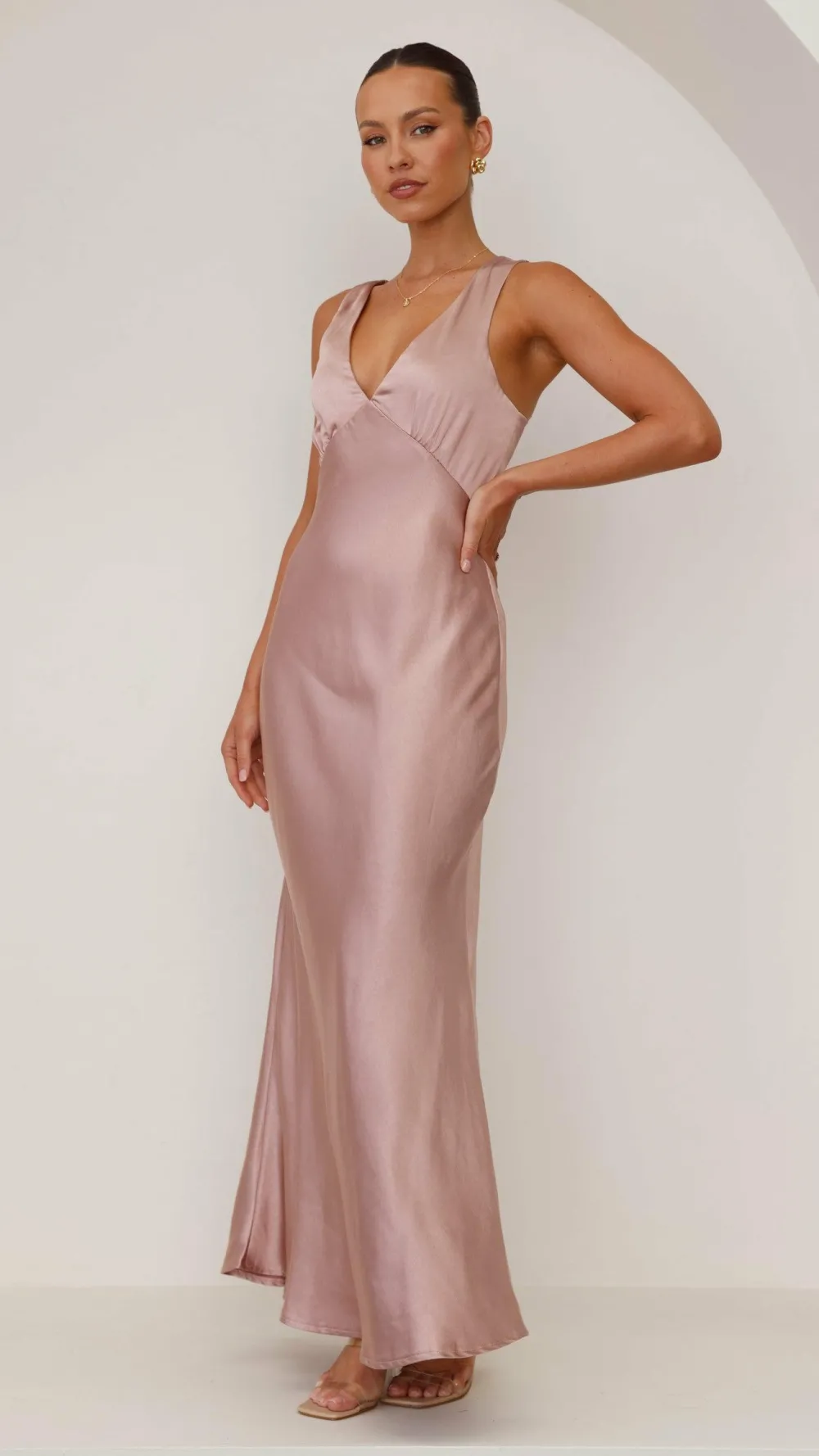 LILYWHYT Mon Cheri|Dresses^Sofia Maxi Dress - Dusty Pink
