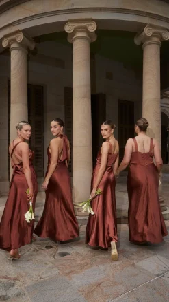 LILYWHYT Mon Cheri|Dresses^Sofia Maxi Dress - Rust
