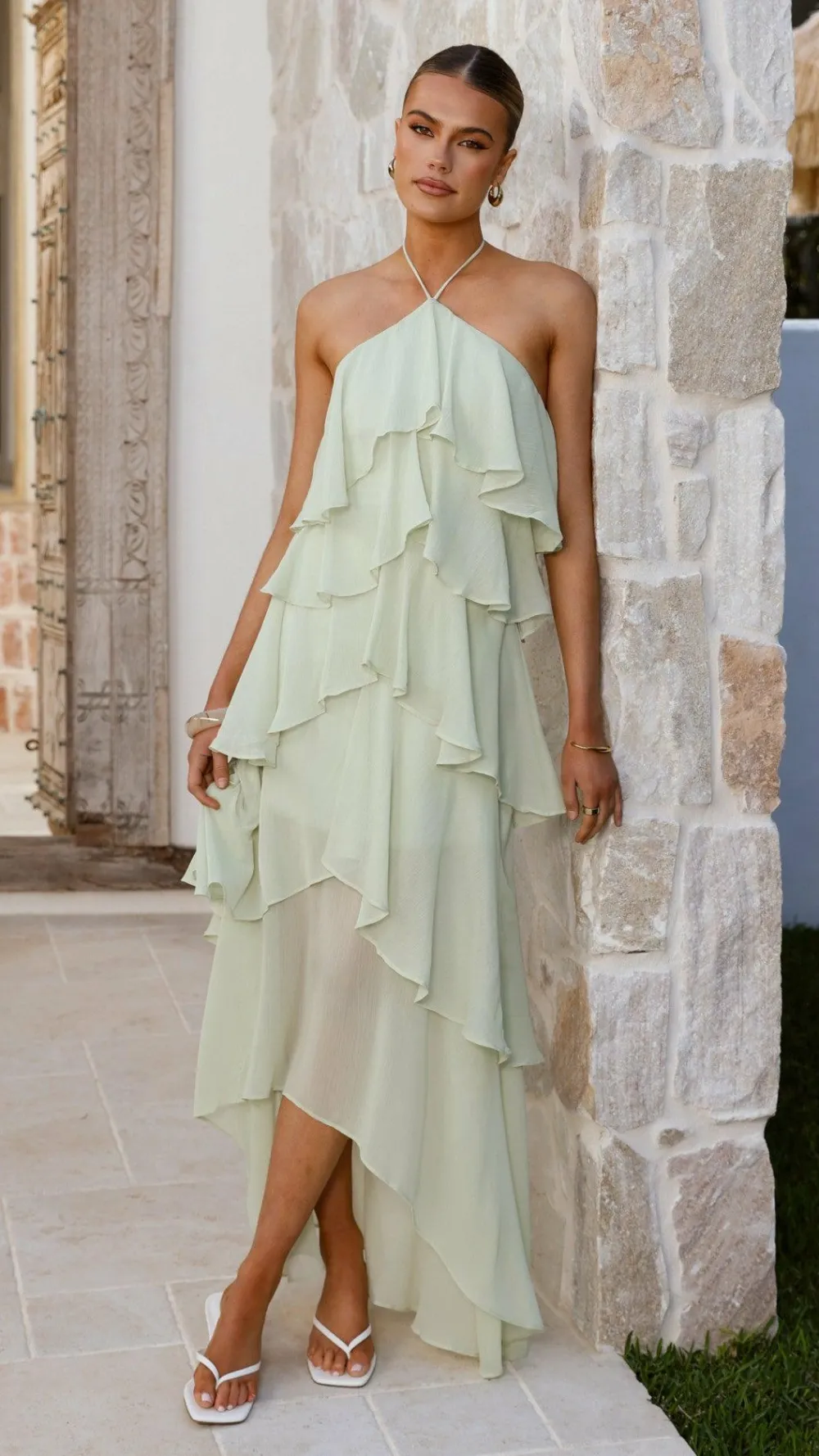 SASHA (BNE) Dresses|Maxi^Soho Maxi Dress - Sage