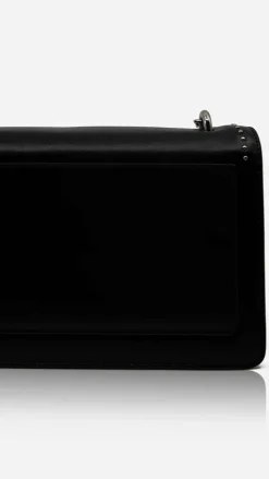 Sol Sana / Kinzu Brands Pty Ltd Bags|Sol Sana^Sol Sana Flap Bag - Black/Silver