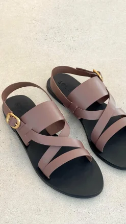 Sol Sana / Kinzu Brands Pty Ltd Sol Sana^Sol Sana Palermo Sandal - Cocoa