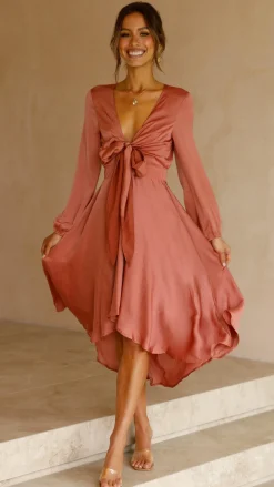 Fashion Allied Sale Evening|Sale Dresses^Starry Nights Dress - Baked Rose