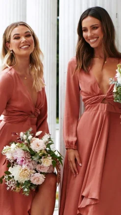 Fashion Allied Sale Evening|Sale Dresses^Starry Nights Dress - Baked Rose