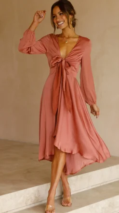 Fashion Allied Sale Evening|Sale Dresses^Starry Nights Dress - Baked Rose