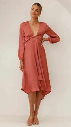 Fashion Allied Sale Evening|Sale Dresses^Starry Nights Dress - Baked Rose