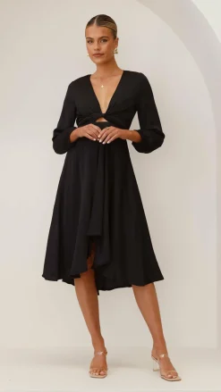 Fashion Allied Sale Evening|Sale Dresses^Starry Nights Dress - Black