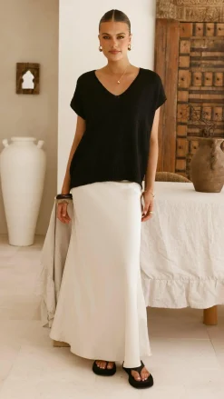 Fashion Allied Knit Tops|Knitwear^Stelaria Knit Top - Black