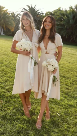 Fashion Allied Sale Evening|Bridesmaid^Sunny Daze Dress - Champagne