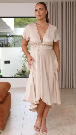 Fashion Allied Sale Evening|Bridesmaid^Sunny Daze Dress - Champagne
