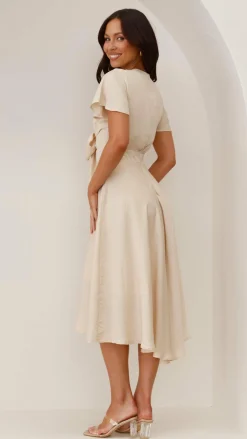 Fashion Allied Sale Evening|Bridesmaid^Sunny Daze Dress - Champagne