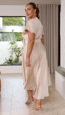 Fashion Allied Sale Evening|Bridesmaid^Sunny Daze Dress - Champagne