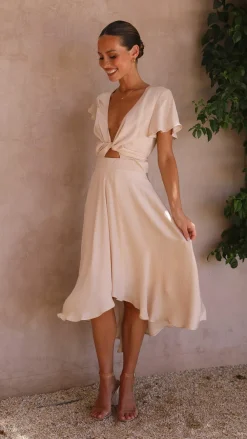 Fashion Allied Sale Evening|Bridesmaid^Sunny Daze Dress - Champagne