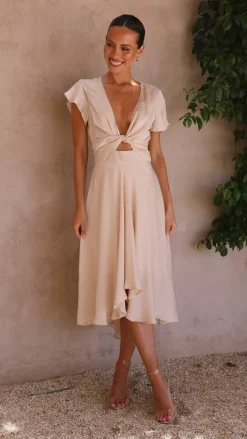 Fashion Allied Sale Evening|Bridesmaid^Sunny Daze Dress - Champagne