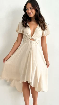 Fashion Allied Sale Evening|Bridesmaid^Sunny Daze Dress - Champagne