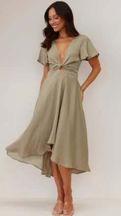 Fashion Allied Dresses|Bridesmaid^Sunny Daze Dress - Olive