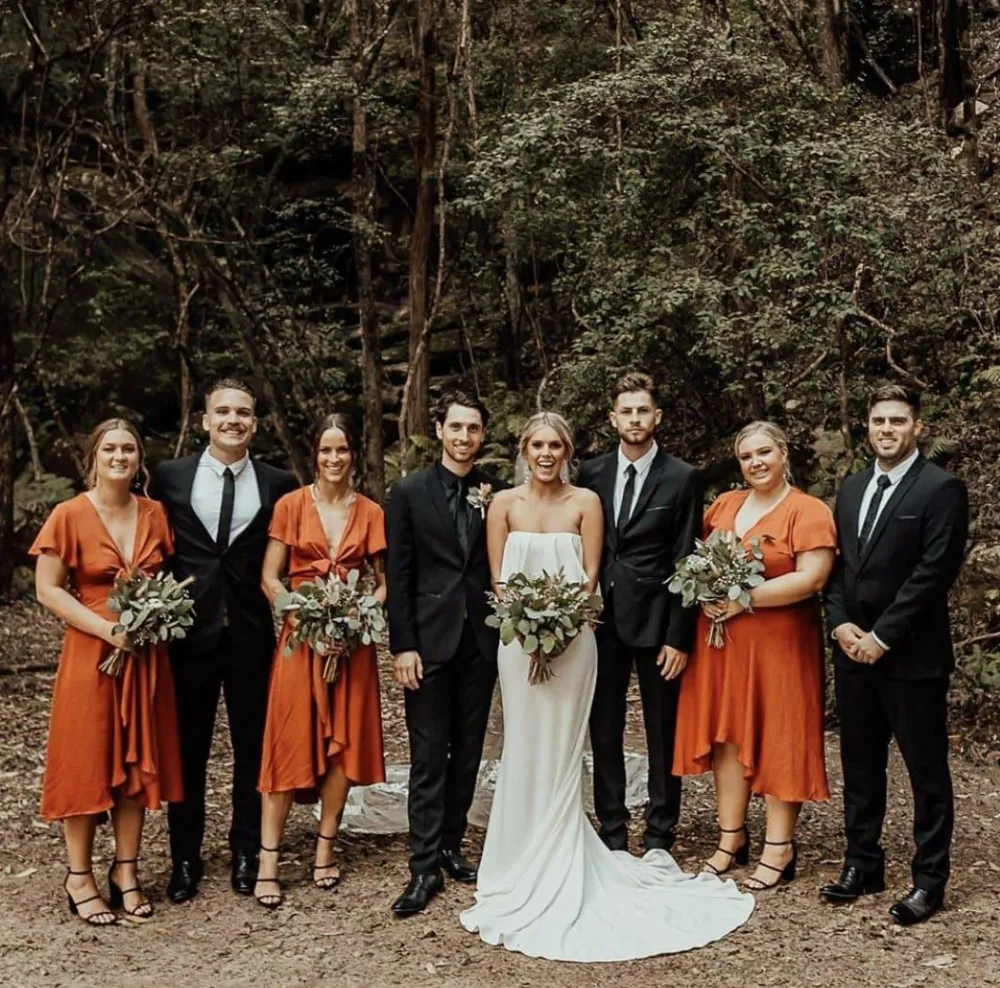 Fashion Allied Dresses|Bridesmaid^Sunny Daze Dress - Rust