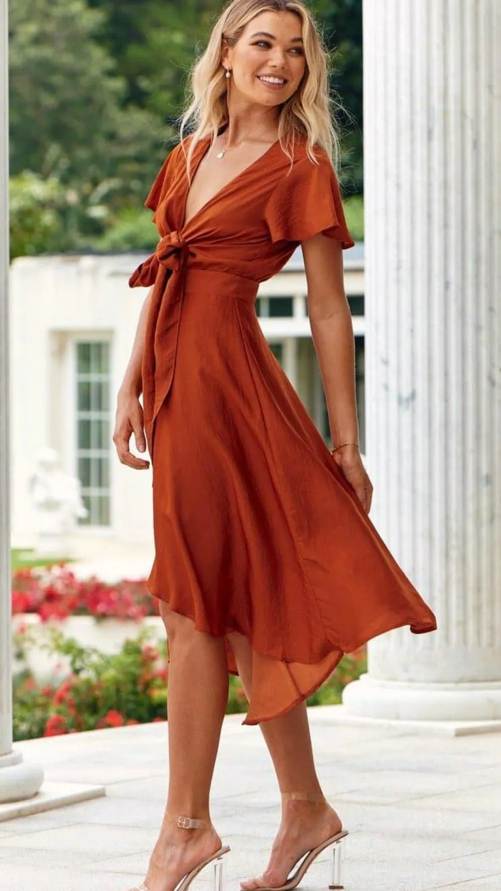 Fashion Allied Dresses|Bridesmaid^Sunny Daze Dress - Rust