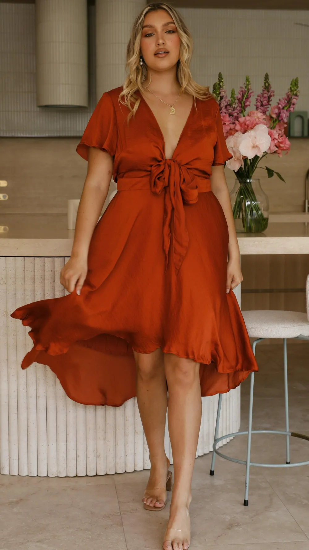 Fashion Allied Dresses|Bridesmaid^Sunny Daze Dress - Rust