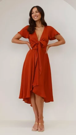 Fashion Allied Dresses|Bridesmaid^Sunny Daze Dress - Rust