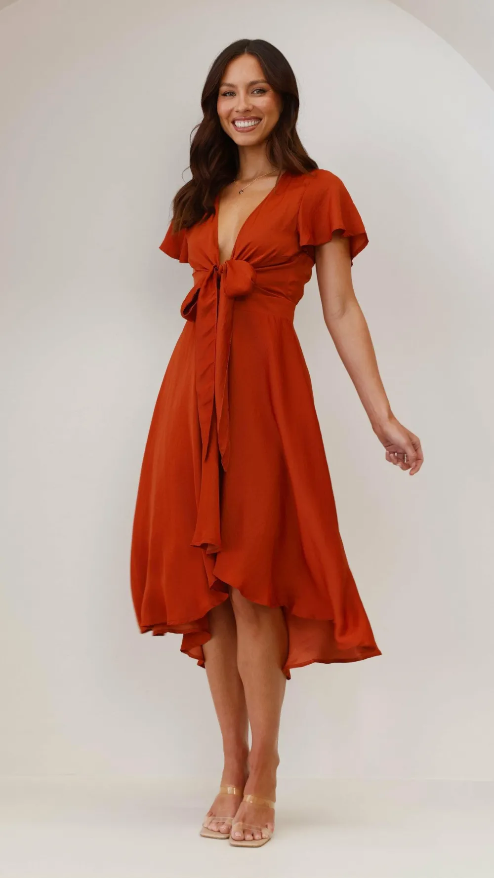 Fashion Allied Dresses|Bridesmaid^Sunny Daze Dress - Rust