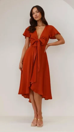 Fashion Allied Dresses|Bridesmaid^Sunny Daze Dress - Rust