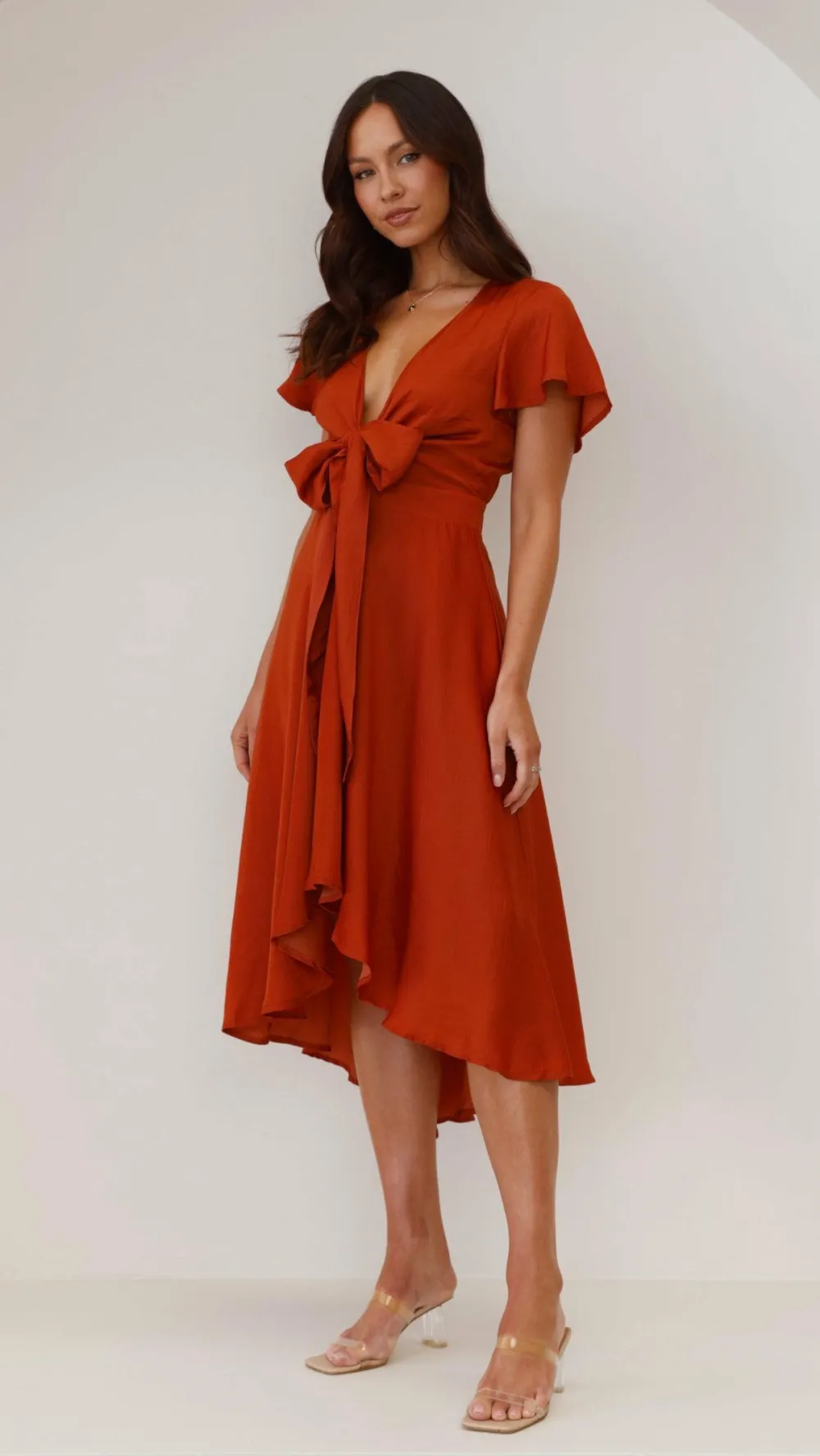 Fashion Allied Dresses|Bridesmaid^Sunny Daze Dress - Rust