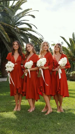 Fashion Allied Dresses|Bridesmaid^Sunny Daze Dress - Rust