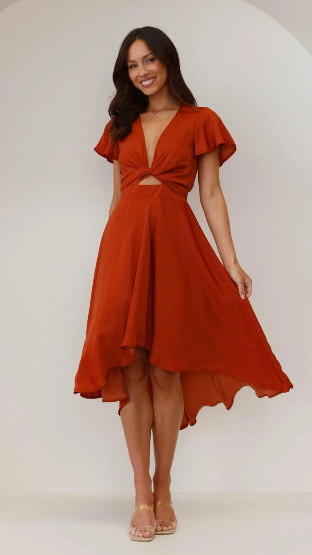 Fashion Allied Dresses|Bridesmaid^Sunny Daze Dress - Rust