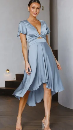 Fashion Allied Sale Evening|Sale Dresses^Sunny Daze Dress - Steel Blue
