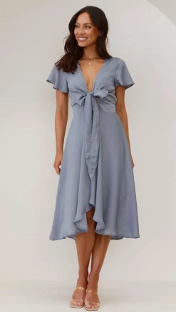 Fashion Allied Sale Evening|Sale Dresses^Sunny Daze Dress - Steel Blue