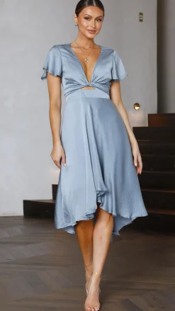 Fashion Allied Sale Evening|Sale Dresses^Sunny Daze Dress - Steel Blue