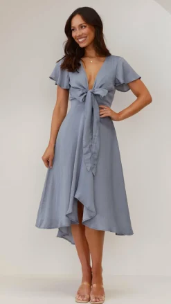 Fashion Allied Sale Evening|Sale Dresses^Sunny Daze Dress - Steel Blue