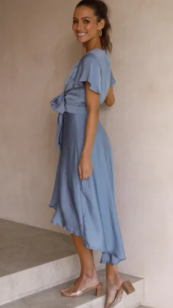 Fashion Allied Sale Evening|Sale Dresses^Sunny Daze Dress - Steel Blue