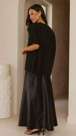 Fashion Allied Knit Tops|Knitwear^Tahlia Knit Top - Black