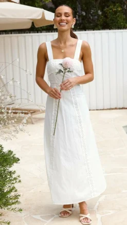 LILYWHYT Dresses|Maxi^Takala Maxi Dress - Off White