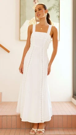 LILYWHYT Dresses|Maxi^Takala Maxi Dress - Off White