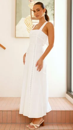 LILYWHYT Dresses|Maxi^Takala Maxi Dress - Off White