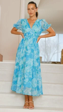 Pink Diamond Sale Dresses|Event Ready Dresses^Talma Maxi Dress - Blue Floral
